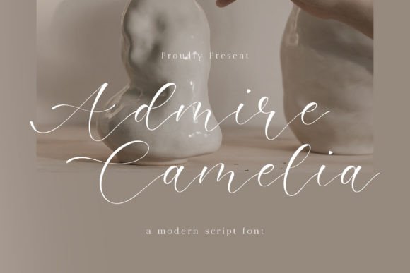 Admire Camelia: A Handwritten Script for Delicate Designs