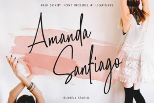 Amanda Santiago: The Script Font with Authentic Character