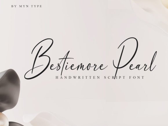 Bestiemore Pearl: A Classy Handwritten Script for Elevated Branding
