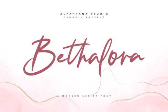 Bethalora: The Classy Script for Modern Design