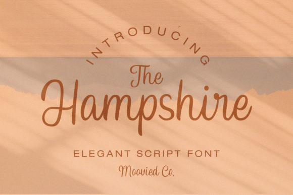 Hampshire: The Chic Script for Unforgettable Designs