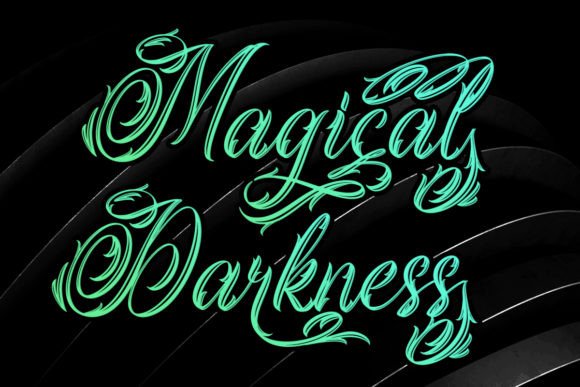 Magical Darkness: A Gothic Script Font for Dramatic Design