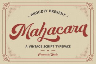 Mahacara: A Vintage Script Font for Modern Designs