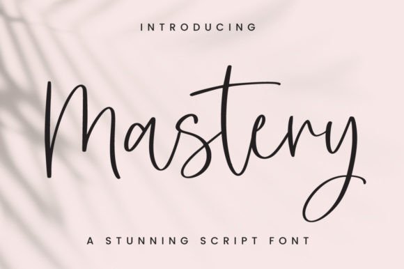 Mastery: A Handwritten Font for Elevated Brand Stories
