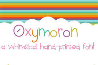 Oxymoron: A Whimsical Handwritten Font for Modern Design