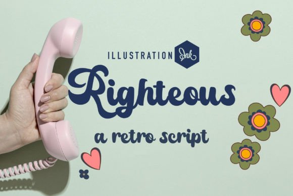 Righteous: The Retro Script Font for Modern Creators