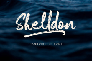 Shelldon: A Handwritten Font with Rustic Charm