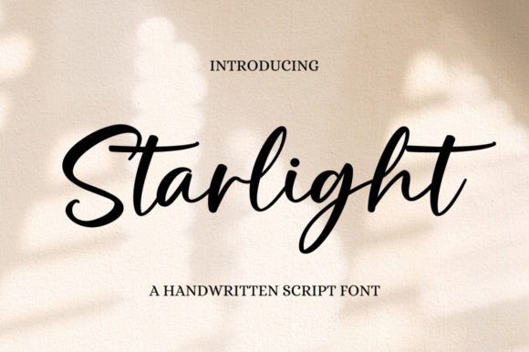 Starlight: A Script Font for Modern Branding