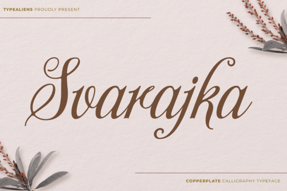Svarajka: Where Copperplate Tradition Meets Modern Elegance