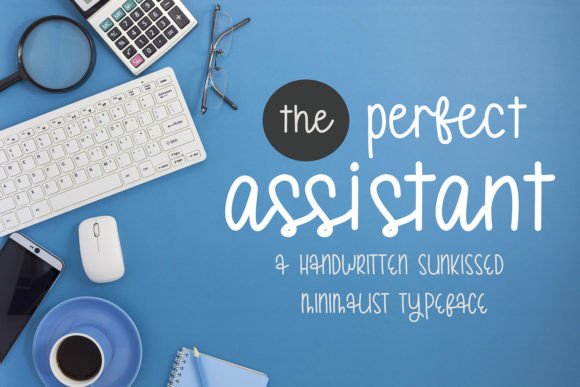 The Perfect Assistant: A Handwritten Font for Authentic Design