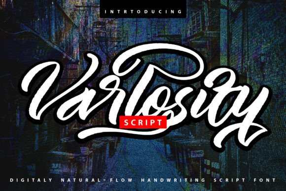 Varlosity: Your Next Favorite Handwritten Brush Font